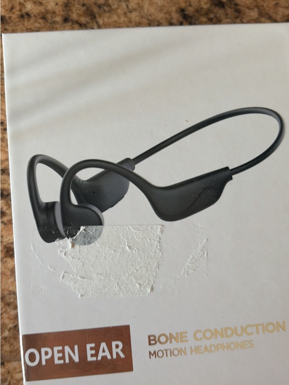 Bone Conduction Open-Ear Motion Headphones - Black